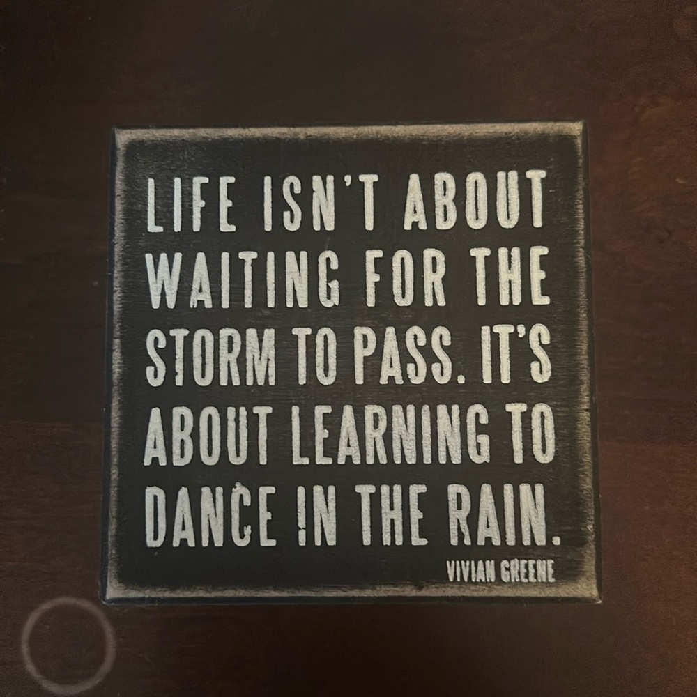 Wooden sign